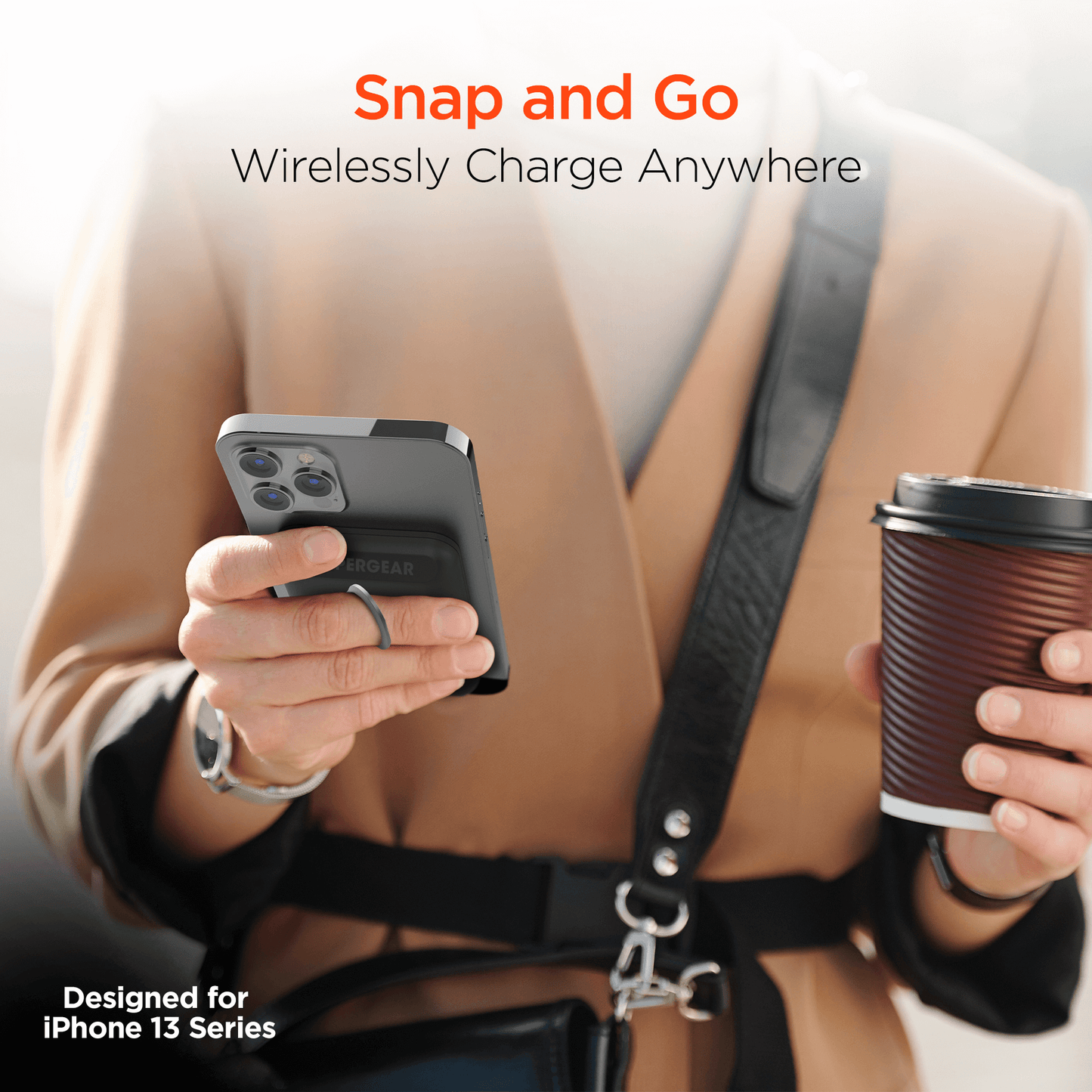 HyperGear – Batterie Externe Sans Fil Magnétique 5000 mAh